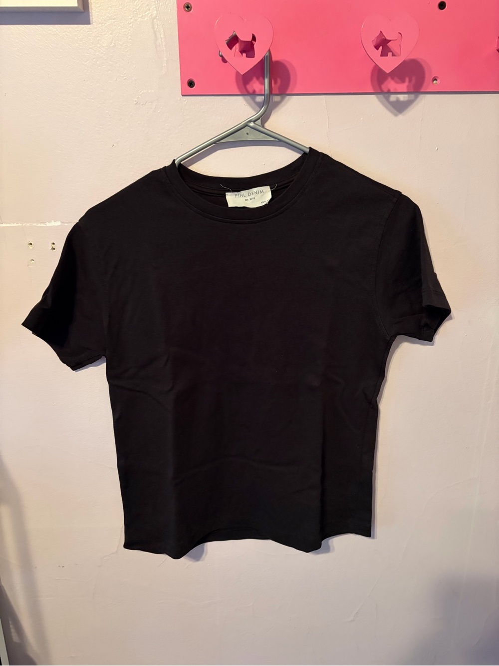 Pihl Denim Black Cotton T shirt